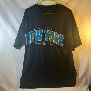 NFINITY Black and Blue New York Graphic Tee